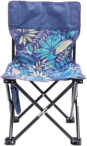 Portable Folding Camp Stool, Lightweight Outdoor Chair for Fishing, Hiking, Gardening Beach, Foldable and Easy to Carry