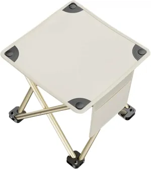 Portable Folding Camping Stool Lightweight and Compact Outdoor Chair for Hiking Fishing and Travel Sturdy Construction Easy Setup Space Saving Design Versatile Use