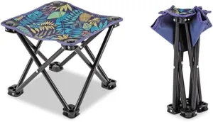Portable Folding Camping Stool, Outdoor Camping Samll Chair, Foldable Beach Chair with Carry Bag for Fishing Hiking Gardening Lightweight