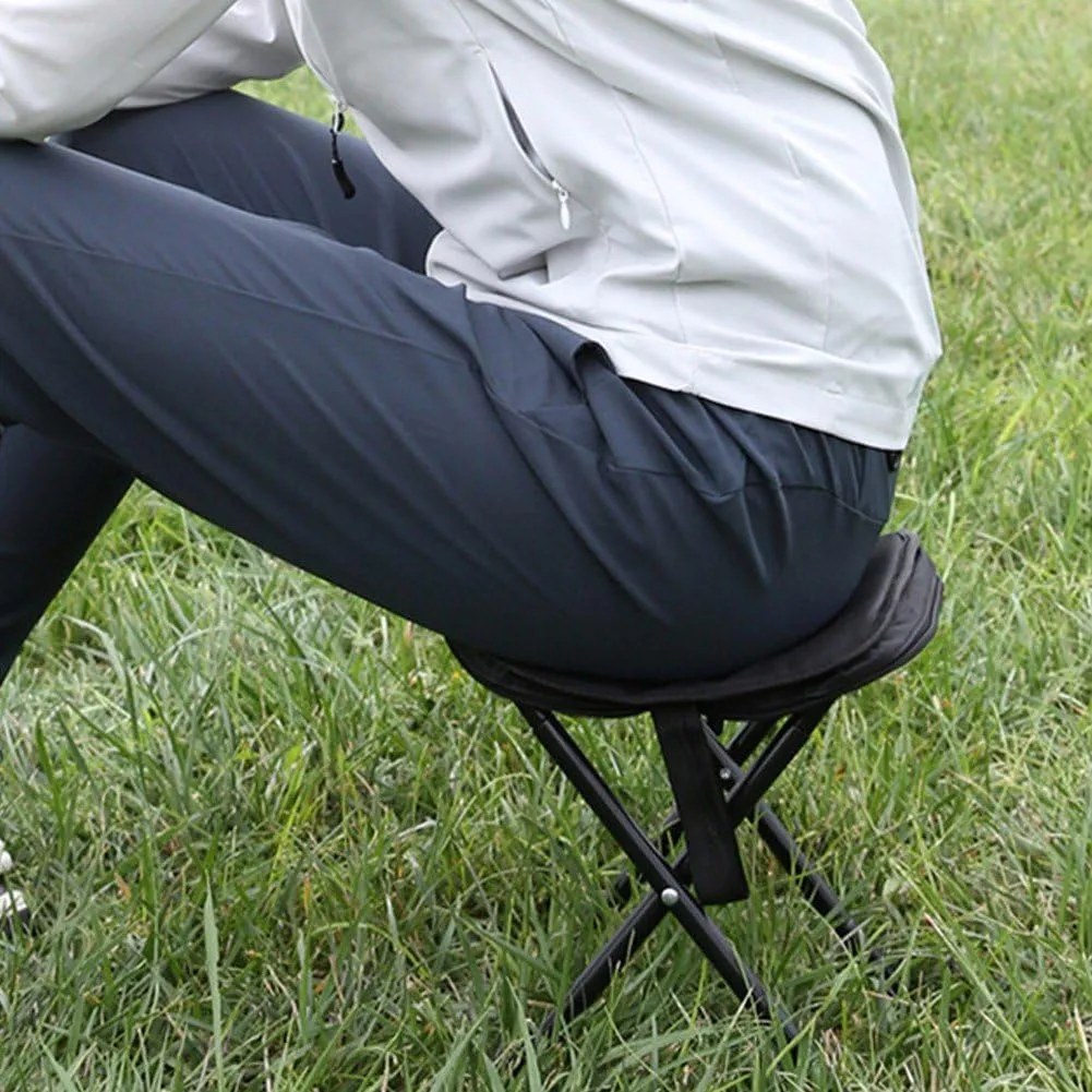 Portable Folding Chair Lightweight Camping Stool Outdoor Lazy Chair Small Collapsible Chair for Fishing Picnic Travelling