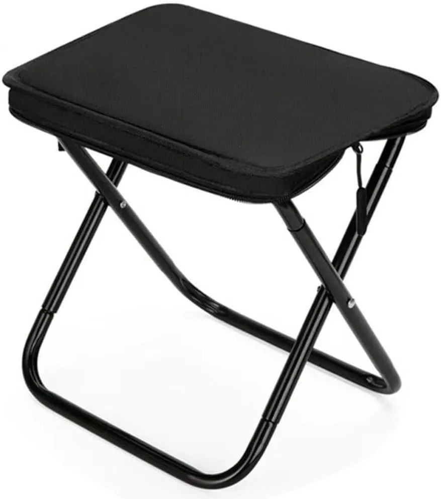 Portable Folding Chair Lightweight Camping Stool Outdoor Lazy Chair Small Collapsible Chair for Fishing Picnic Travelling