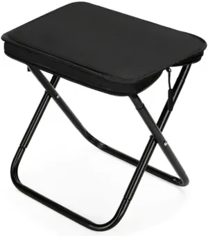 Portable Folding Chair Lightweight Camping Stool Outdoor Lazy Chair Small Collapsible Chair for Fishing Picnic Travelling