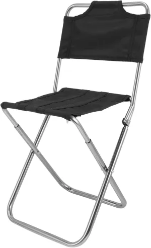 Portable Folding Chair Lightweight Multi-Function Beach and Fishing Stool Compact Outdoor Seating for Camping and Barbecue Easy to Carry Smooth Hand-Friendly Design