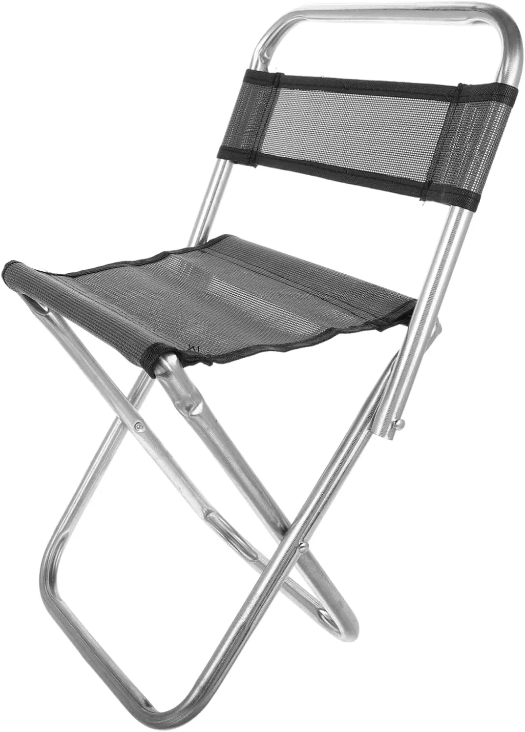 Portable Folding Fishing Chair Compact Camping Stool with Durable Support for Outdoor Activities Lightweight Travel Design for Hiking BBQ Gardening and Beach Use Random