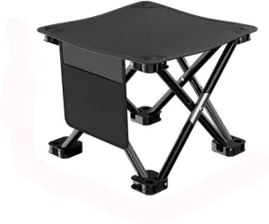 Portable Folding Stool Chair for Camping and Fishing - Lightweight Outdoor Seat with Carrying Bag for Backpacking and Travel