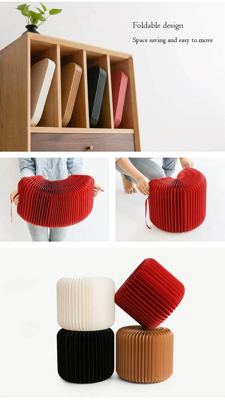 Portable Folding Stool - Creative Space-Saving Chair