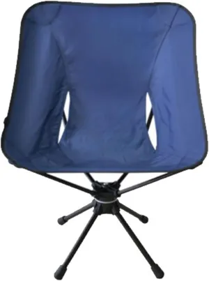 Portable Folding Stool - Folding 360 Degree Swivel Aluminum Alloy for Outdoor Picnic Hiking Bicycling Fishing BBQ(Blue)