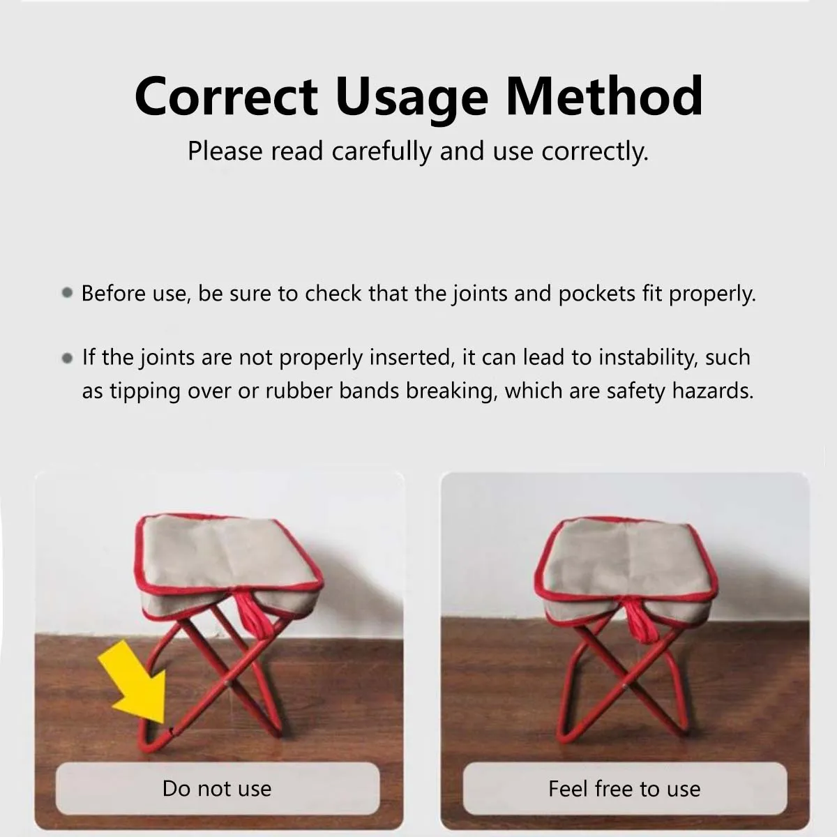 Portable Outdoor Handbag Stool