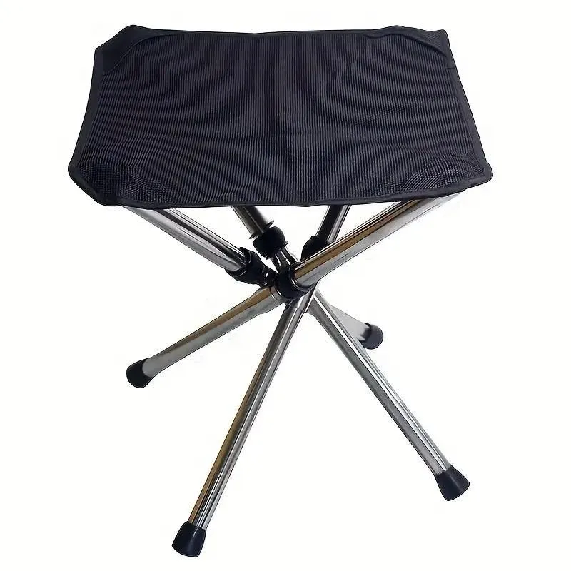 Portable Outdoor Telescopic Folding Stool Camping Chair Fishing Seat Lightweight