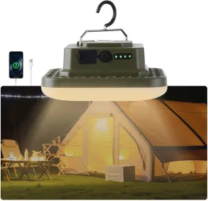 Portable Rechargeable LED Camping Lights for Hanging,Waterproof Outdoor Light,Super Bright Hanging Lanterns for Tents