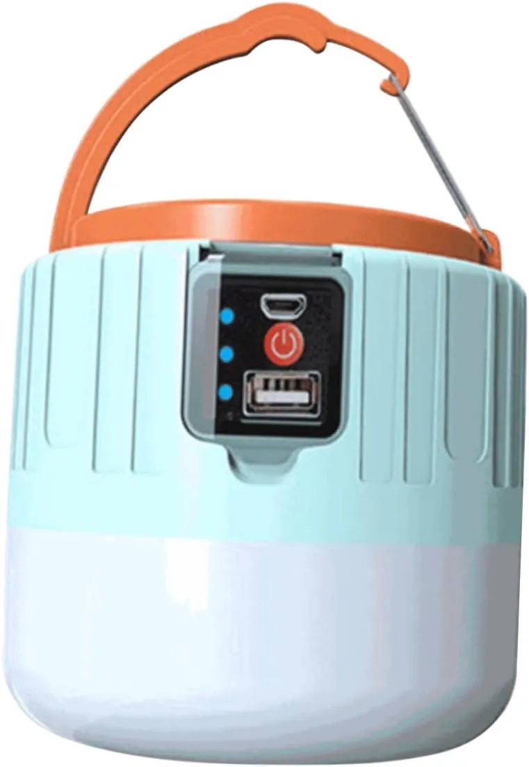 Portable Solar Camping Lamp Multifunctional Emergency Flashlight for Hiking Outdoor Activities Compact Design for Easy Carrying for Tent Lighting Energy Storage