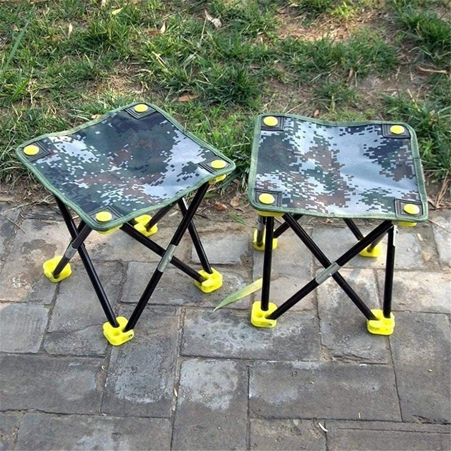 Portable Stool, Camping Stool Fold Fishing Chair Stool, Garden Bench Outdoor Stool Picnic Bench Barbecue Stool Travel Stool (Color : A)