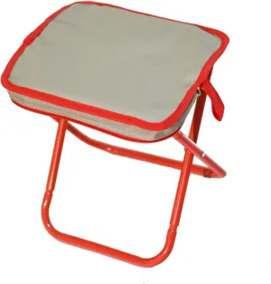 Portable Stool Handbag Type Foldable Small Stool Creative Pocket Storable Fishing Stool Out Picnic Carry On Camping Chair Folding Stool(Khaki)