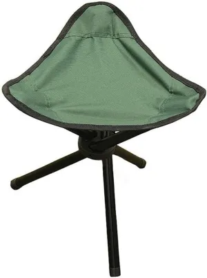 Portable Stool Outdoor Folding Triangle Stool Portable Storable Ultra Lightweight Fishing Chair Small Mazar Picnic Stools Folding Stool(Green)