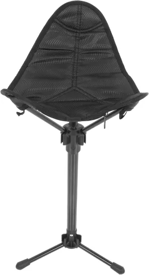 Portable Telescoping Folding Stool with Height Compact Design for Camping Fishing Hiking and Outdoor Activities Stable and Lightweight Garden Folding Chair
