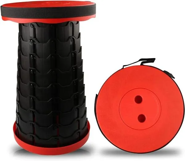 Portable Telescoping Stool, Folding Stool Lightweight & Sturdy, Retractable Telescopic Stool For Gardening, Camping, Travel, Fishing, Hiking (random Color)