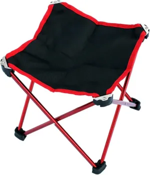 PRETYZOOM 1pc Multipurpose Portable Folding Stool Mini Chair for Fishing Camping BBQ Outdoor Use Red Lightweight Compact Design Great Load-Bearing Capacity