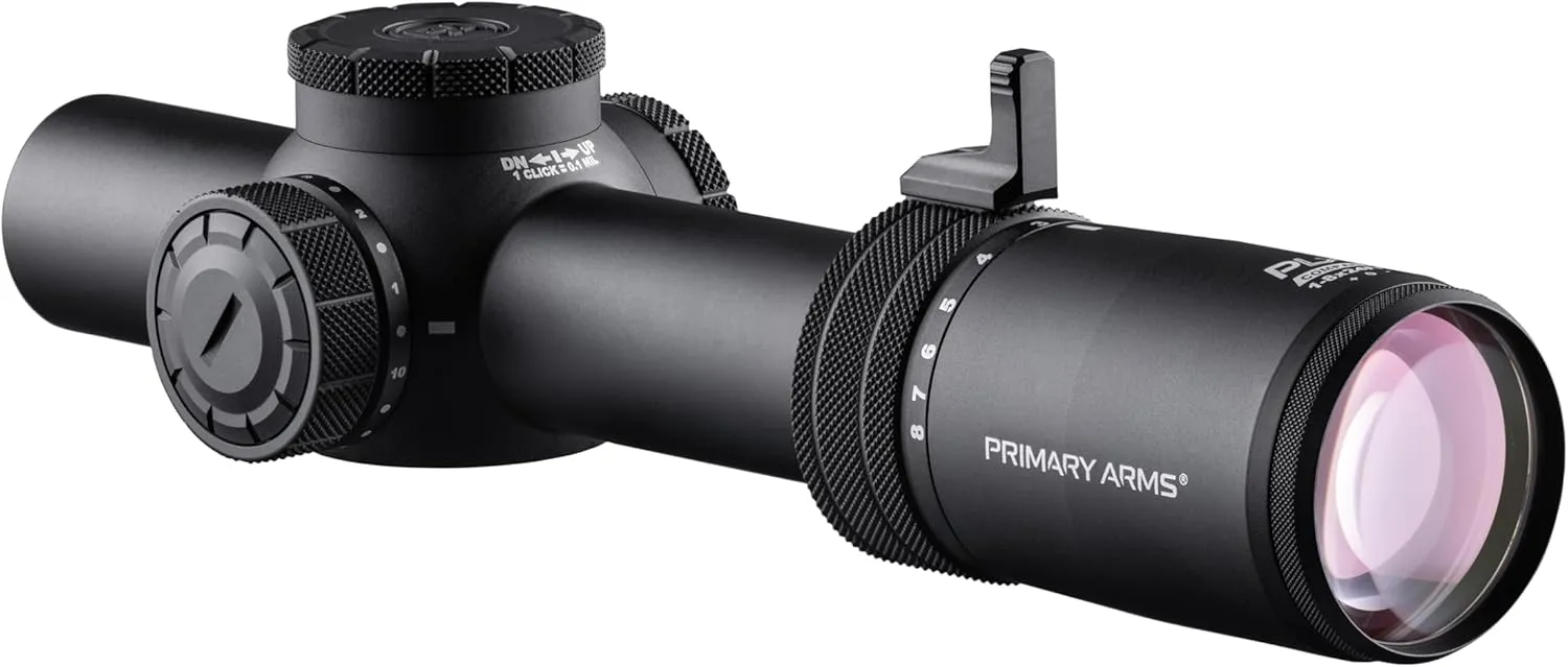 Primary Arms Compact PLx-1-8X24mm FFP Rifle Scopes - Multiple Illuminated Reticles