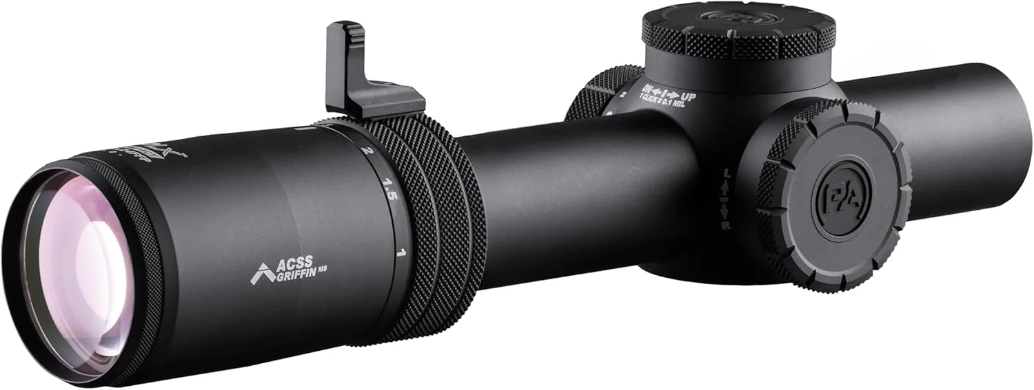 Primary Arms Compact PLx-1-8X24mm FFP Rifle Scopes - Multiple Illuminated Reticles