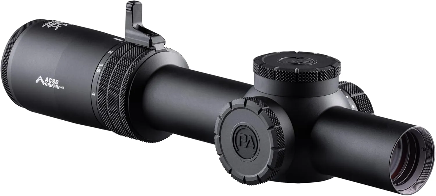 Primary Arms Compact PLx-1-8X24mm FFP Rifle Scopes - Multiple Illuminated Reticles