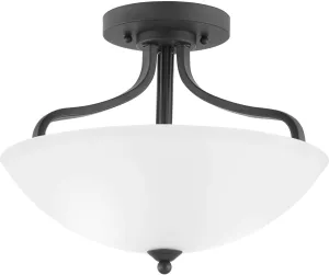 Progress Lighting Laird Collection Three-Light Semi-Flush Convertible