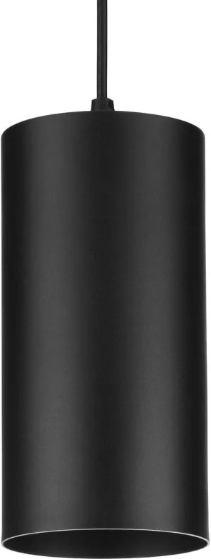 Progress Lighting P500356-031 6IN CYL RNDS Cylinder, Black, 12.00x6.00x6.00