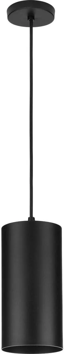 Progress Lighting P500356-031 6IN CYL RNDS Cylinder, Black, 12.00x6.00x6.00