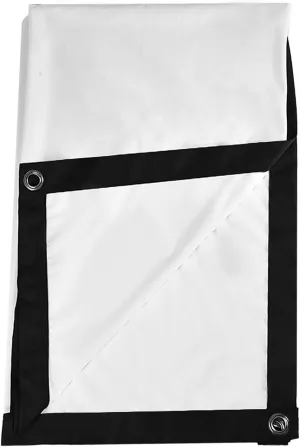Projection Screen, Projector Curtain Synthetic Polyester Fabric Non Crease 4:3 Portable for Camping Movie for Open air Cinema(60 inches)