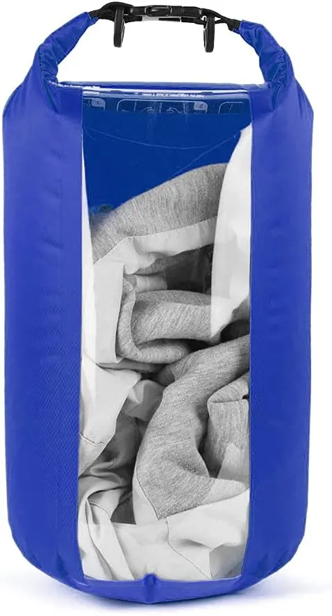 PVC Dry Waterproof Bag Roll Top Dry Bag 10L/20L Water Sports Storage Bag Lightweight Dry Sack