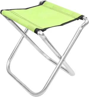Qtqgoitem Outdoor Camping Fishing Lime Green Mesh Seat Metal Frame Folding Chair Stool (Model: 99a 3b9 246 70b 560)