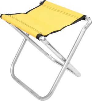 Qtqgoitem Outdoor Camping Fishing Portable Yellow Mesh Seat Metal Frame Folding Chair Stool (Model: be3 f5f 493 62f d59)