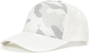 Quick-Dry Snapback Hats, 5-Panel Water-Resistant Mesh Baseball Caps for Men & Women, Golf, Running or Workouts