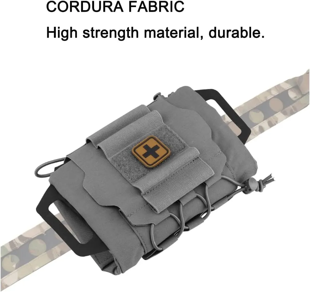 Rapid Deployment IFAK Kits MOLLE Tactical Pouch Outdoor Survival Medical First-aid Kit Hunting Camping Hiking Emergency Tools