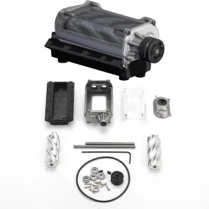 RC 1:10 Supercharger Model with Metal Moving Parts, CNC Dynamic Supercharger for V8 Mini Car Engine Motor Model DIY Assembly Toy Set Gifts for Adults - KIT Version