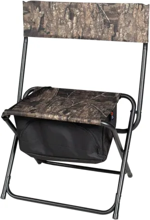Realtree Timber/Edge Camo Folded Portable Lightweight Chairs and Stools for Hunting, Fishing and Camping (Timber XL Flyaway Dove Stool)
