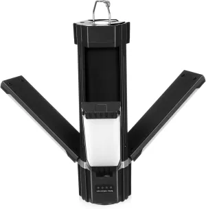 Rechargeable LED Tent Light Versatile Camping Lantern with Rotatable Design Multiple Modes Power Bank Function for Emergencies
