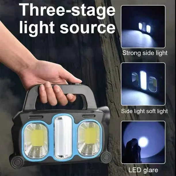 Rechargeable Solar Powered Portable Work Light