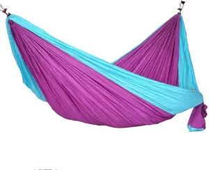 Recreation Double Camping Hammock with Straps Made of Portable Lightweight Cloth Parachute for Backpacking,Travel,Beach,Yard and Outdoor Survival Gifts for Hikers