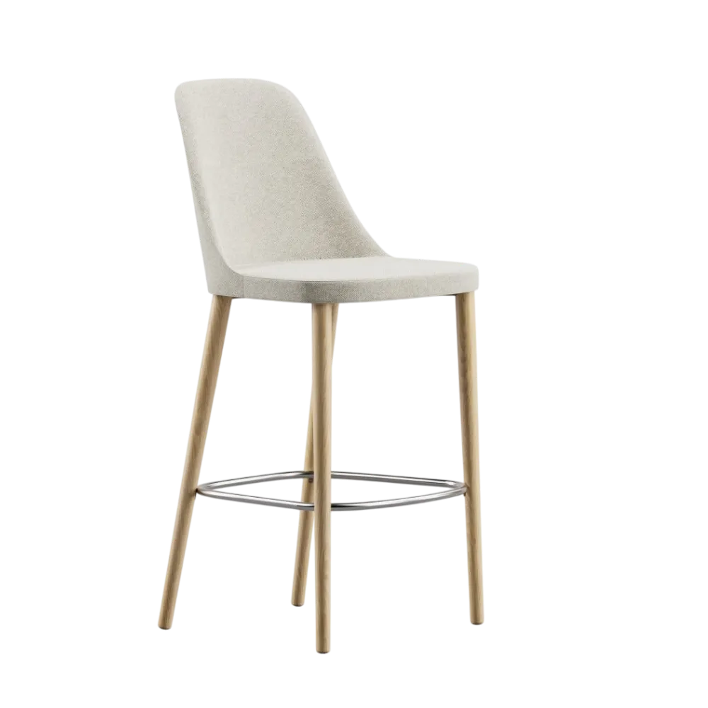 Rhone Bar / Counter Stool Wood Base