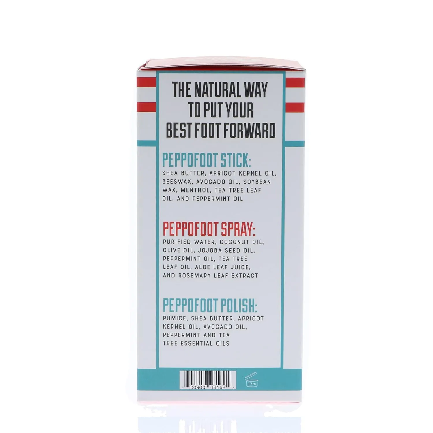 Rinse Bath & Body Peppofoot Home Pedicure Foot Spa Kit - Handmade, Natural Foot Spa Kit | Foot Scrub, Moisturizing Stick and Refreshing Spray | Gluten Free | Non-GMO | Travel Friendly