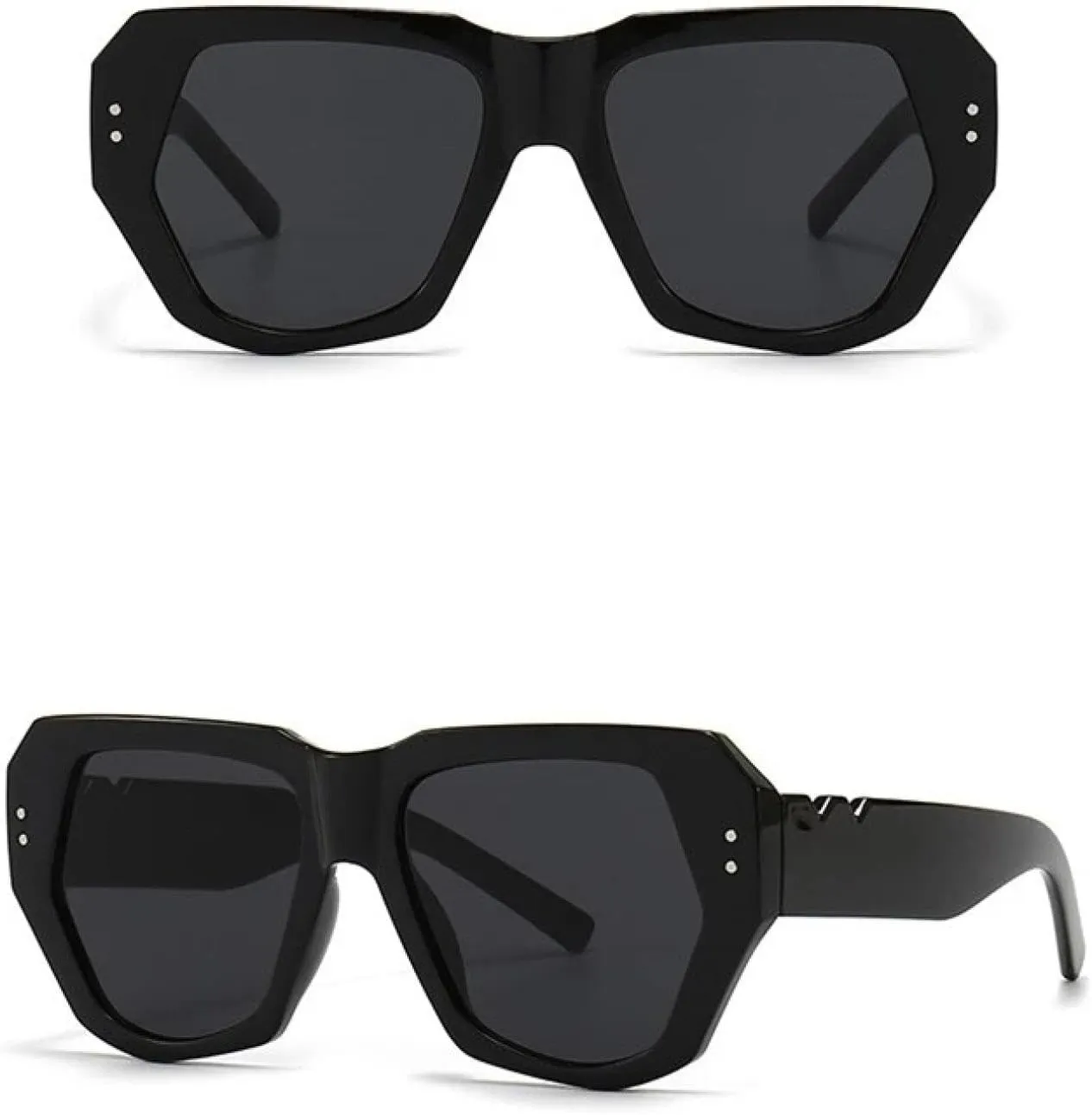 Riveted Sunglasses Fashion Street Shot Retro Sunglasses Uv400