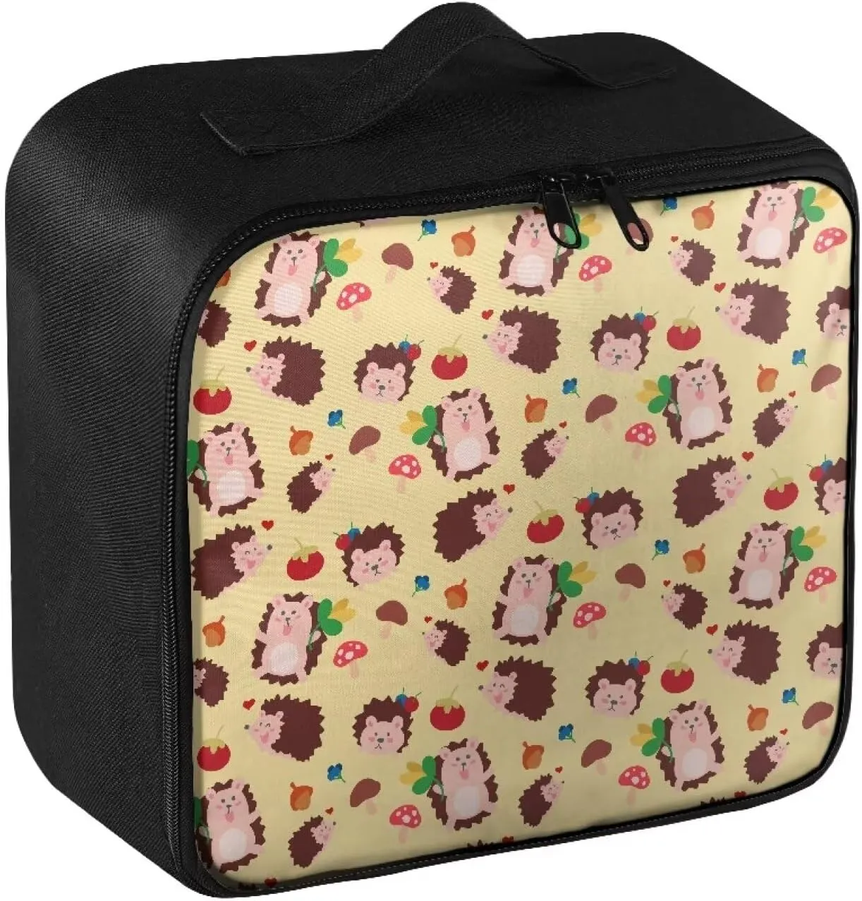 Rnyleeg Medium Emergency Medical Kit Survival Empty Cute Hedgehog First Aid Kits Portable Travel Medicine Organizer Bag Home Car Camping Hiking Yellow