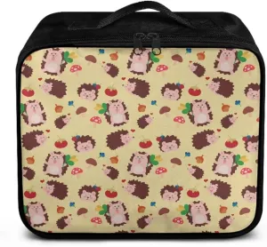 Rnyleeg Medium Emergency Medical Kit Survival Empty Cute Hedgehog First Aid Kits Portable Travel Medicine Organizer Bag Home Car Camping Hiking Yellow