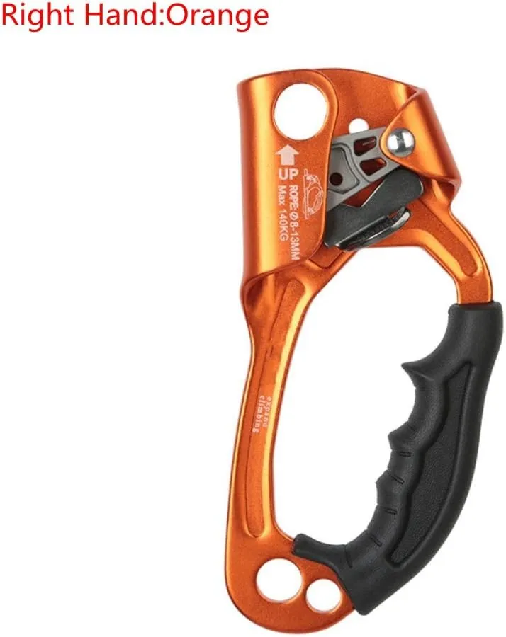 Rock Climbing Mountaineering Hand Ascender Device Rappelling Gear Equipment
