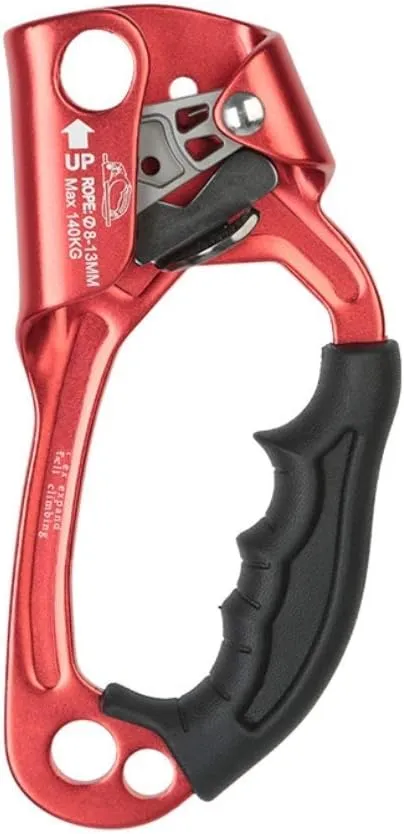Rock Climbing Mountaineering Hand Ascender Device Rappelling Gear Equipment