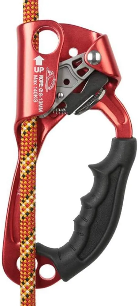 Rock Climbing Mountaineering Hand Ascender Device Rappelling Gear Equipment