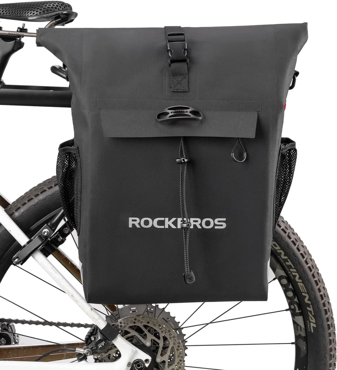ROCKBROS Bike Pannier Bag Back Shelf Bag Bicycle Hanging Bag Waterproof Backpack Hand-held Backpack Rainproof Riding Equipment Mountain Road Bicycle
