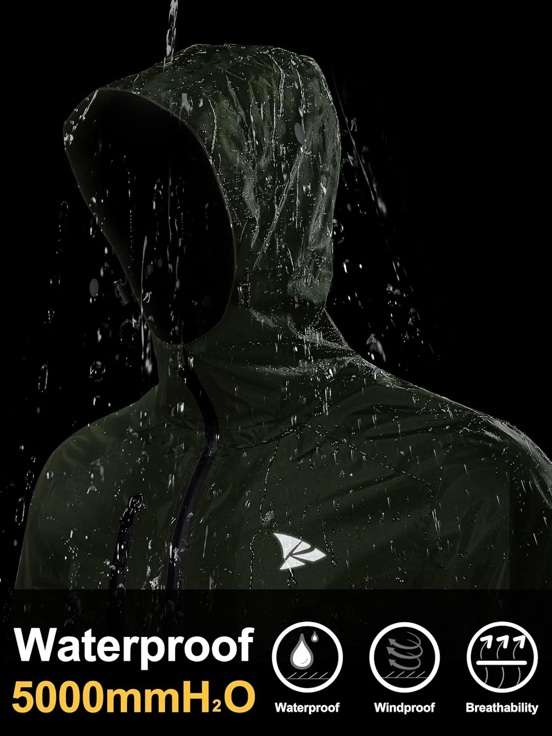 Rodeel Waterproof Jacket and Overalls Set Waterproof Rain Jacket Bid Suit Ultimate Protection for Outdoor Adventures