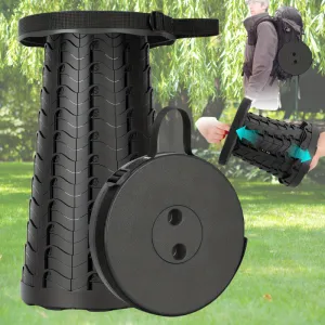 Royaleva Collapsible Folding Telescopic Stool Portable Seat