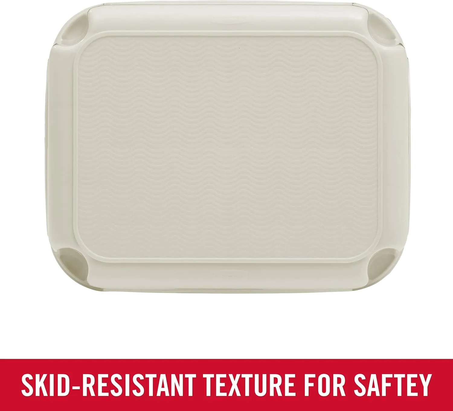 Rubbermaid Roughneck Step-Stool Bisque Lightweight Holds up to 300 pounds Ideal for Kitchen-Bath Skid-Resistant